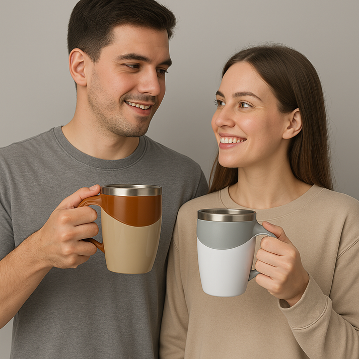 Taza con Agitador Automático: Mezcla de Forma más Inteligente