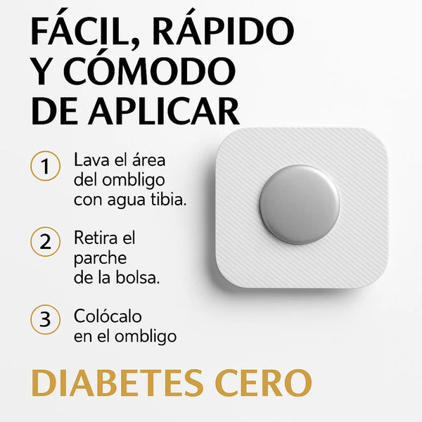 ¡Oferta Exclusiva! Hoy paga 1 y llévate 2 paquetes de Parche para Diabetes.