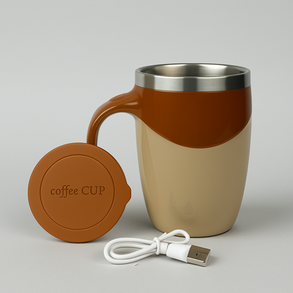 Taza con Agitador Automático: Mezcla de Forma más Inteligente
