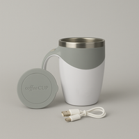 Taza con Agitador Automático: Mezcla de Forma más Inteligente