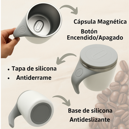 Taza con Agitador Automático: Mezcla de Forma más Inteligente