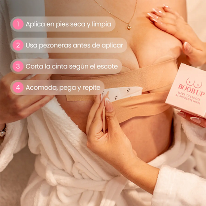 BOOB UP TAPE ®️ - Cinta Levanta Busto | Compra 2 y Llévate 4