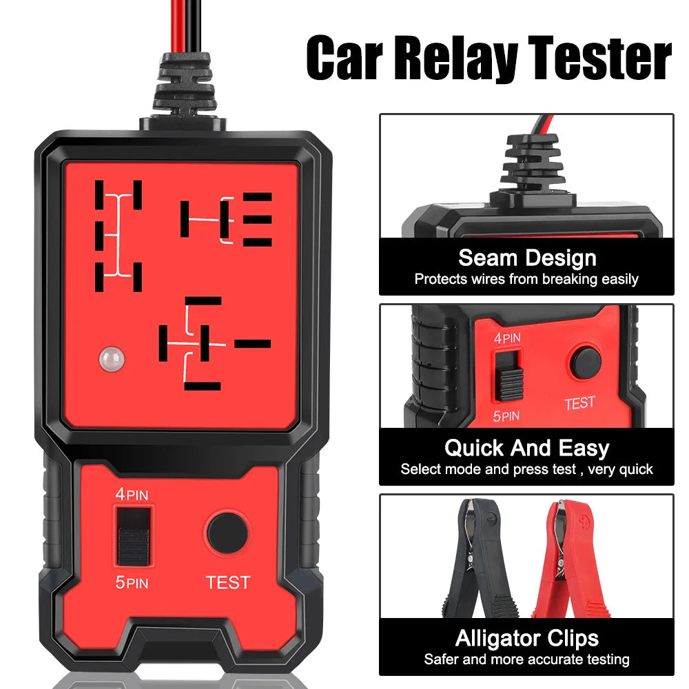 Tester Reley: Detecta Reley Dañados en Segundos y Evita Reparaciones Innecesarias